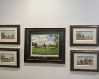 Golf prints from Trowbridge Studios; $200 each

Evanston Golf Club print; $100