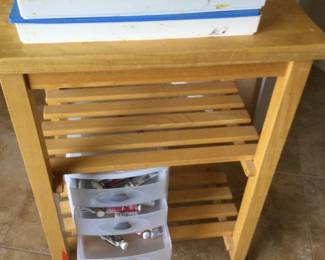 Awesome Art Cart And Assorted Art Supplies 