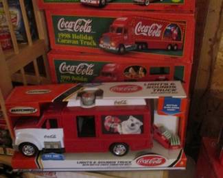 Coca Cola Toy Trucks