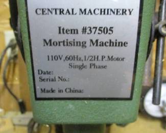 Mortising Machine