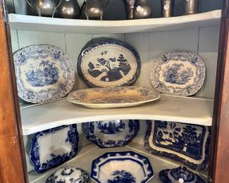 Blue and White China, Pewter