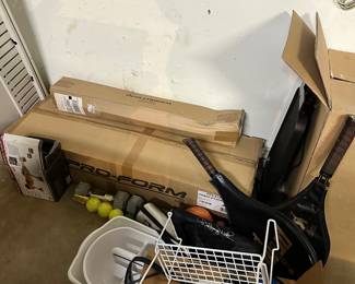 Tennis Rackets, Workout items