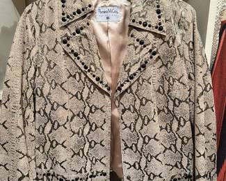 Pamela McCoy Leather Jacket