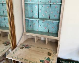 Hand Painted Secretary