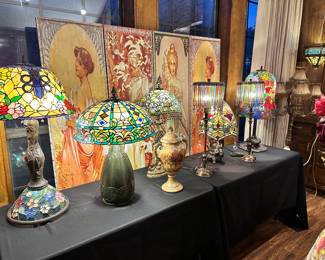 Tiffany Style Lamps and other lamps