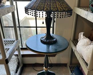 Small Table and Lamp