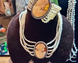 Necklace, Cuff, Earrings and Ring Set