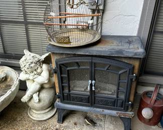 Portable Fireplace, Birdcage