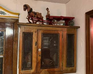 Hanging Pie Cabinet, Horse Drawn Wagon