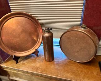 Copper Plate, Copper Bed Warmers