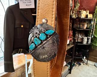 Sterling and Turquoise Women's Belt