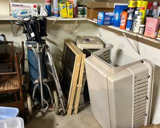 Pet Cages, Golf Clubs, Walker