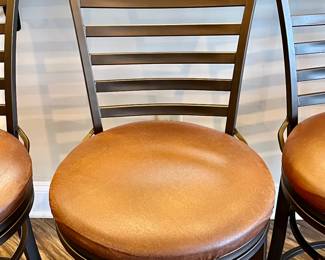 Counter-Height Swivel Bar Stools (4 total)