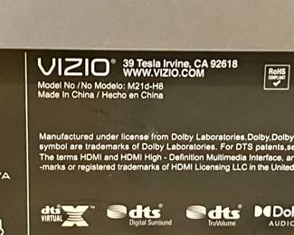 Vizio Sound Bar - still has original box