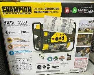 Champion Dual Fuel Generator-New In Box