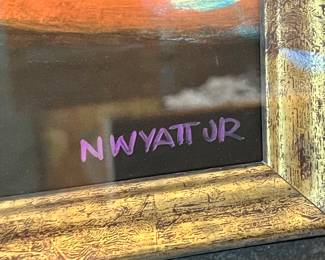 Framed Wyatt Art Work