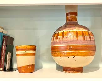 Handmade pottery acquired by our client in Aguascalientes, Mexico