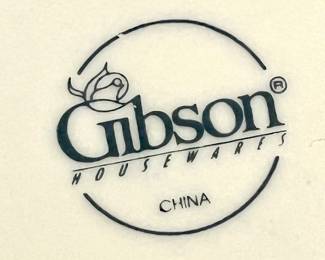 Vintage Gibson Holiday Holly Berry Christmas China Set