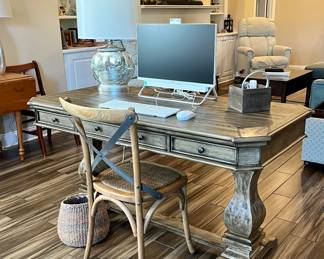 Home Office - Mission Style Desk (Computer Not Included)