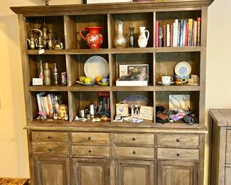 Two-Piece Mission Style Book Case/Display Case