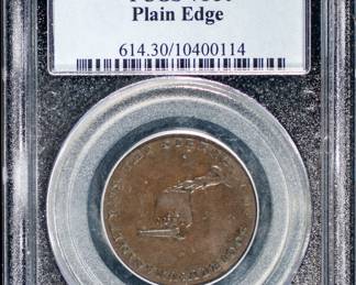 Lot 66: 1790s Kentucky Large Cent PCGS VF30