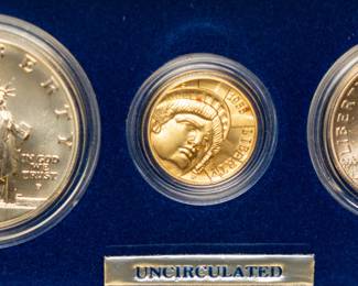 Lot 81: 1986 3 Coin Set in Packaging