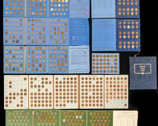 Lot 180: Eight Partial U.S. Lincoln Cent Albums