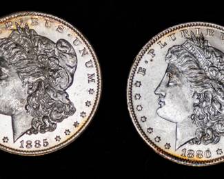 Lot 77: 1885-O & 1880-O