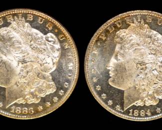 Lot 94: 1883 & 1884-O