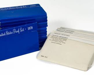 Lot 147: Twenty-four U.S. Proof Sets