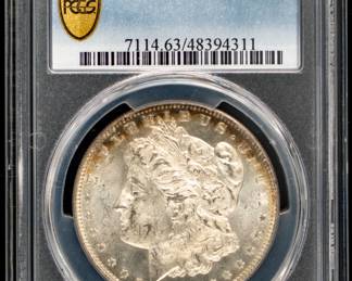 Lot 19: 1880-O U.S. Morgan Silver Dollar PCGS MS63