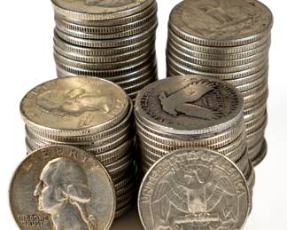 Lot 126: $20FV U.S. 90% Silver Coins