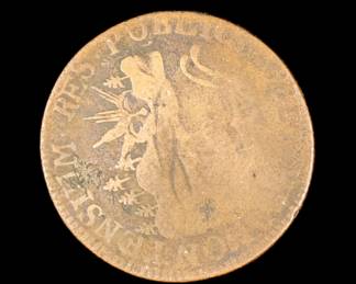 Lot 7: 1786 U.S. Colonial Vermont Copper Cent