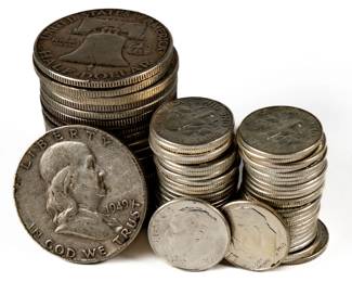 Lot 125: $15FV Mixed U.S. Silver Coins