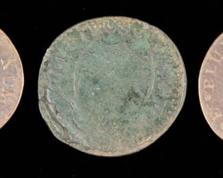 Lot 73: 1786-87 U.S. Colonial New Jersey Copper Cents (3)