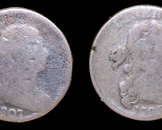 Lot 156: 1798 & 1803 U.S. Large Copper Cents