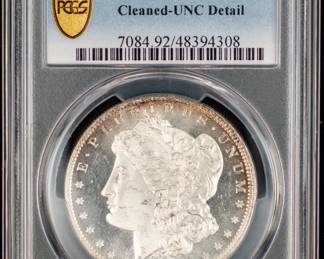 Lot 12: 1879 U.S. Morgan Silver Dollar PCGS UNC Details