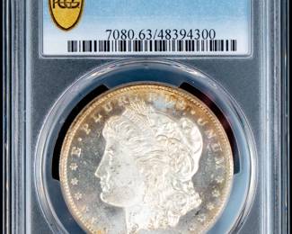 Lot 3: 1878-CC U.S. Morgan Silver Dollar PCGS MS63