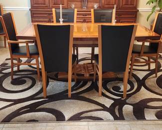 Dining table with 8 chairs