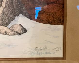 Framed & Matted Art Print "Season of the Eagle" by Bev Doolittle