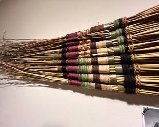 Willow banners textile by K. Oxley