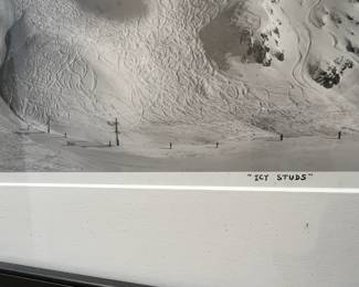 Custom Framed Art Print "Icy Studs" by Thomas Barbey