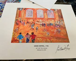 Assortment of Richard H. Fox Watercolor Prints