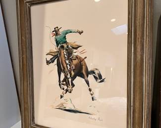Framed Print "Riding High" by Charley Paris