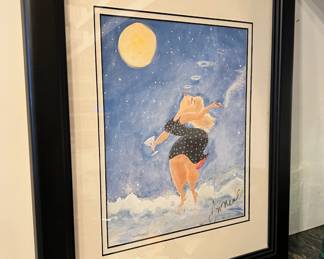 Framed & Matted Print "Neal The Rebel" by Jill Haney
