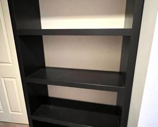 Black Open Bookshelf
