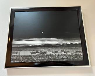 Photograph Print "Moon Rising" by Ansel Adams