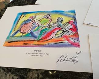 Assortment of Richard H. Fox Watercolor Prints