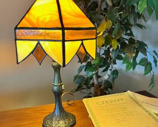 Amber Tiffany Style Desk Lamp
