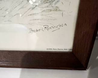 Framed Print "A Calvary Officer" by Frederick Remington